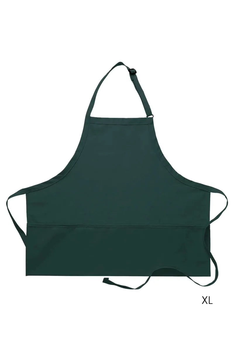 Deluxe Bib XL Adjustable Apron (3 Pockets)