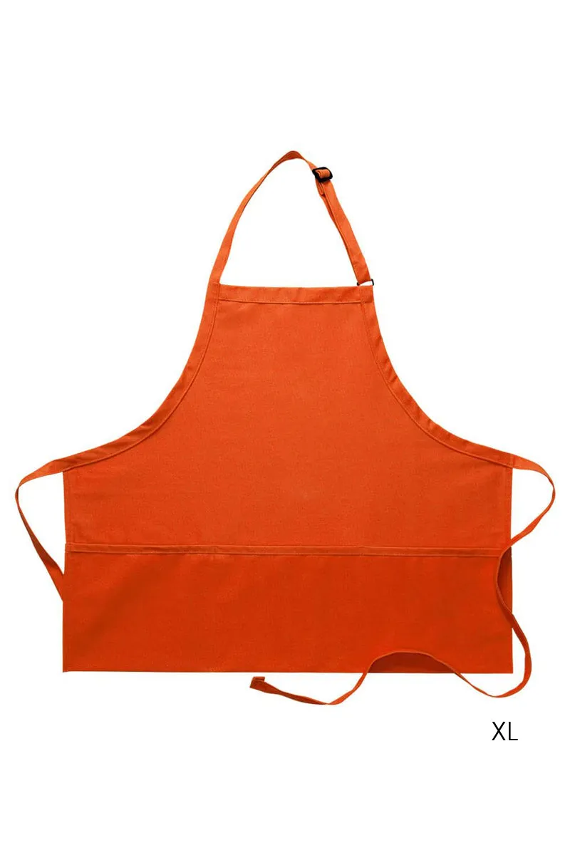 Deluxe Bib XL Adjustable Apron (3 Pockets)