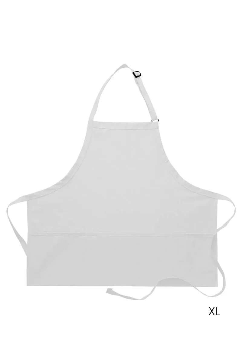 Deluxe Bib XL Adjustable Apron (3 Pockets)