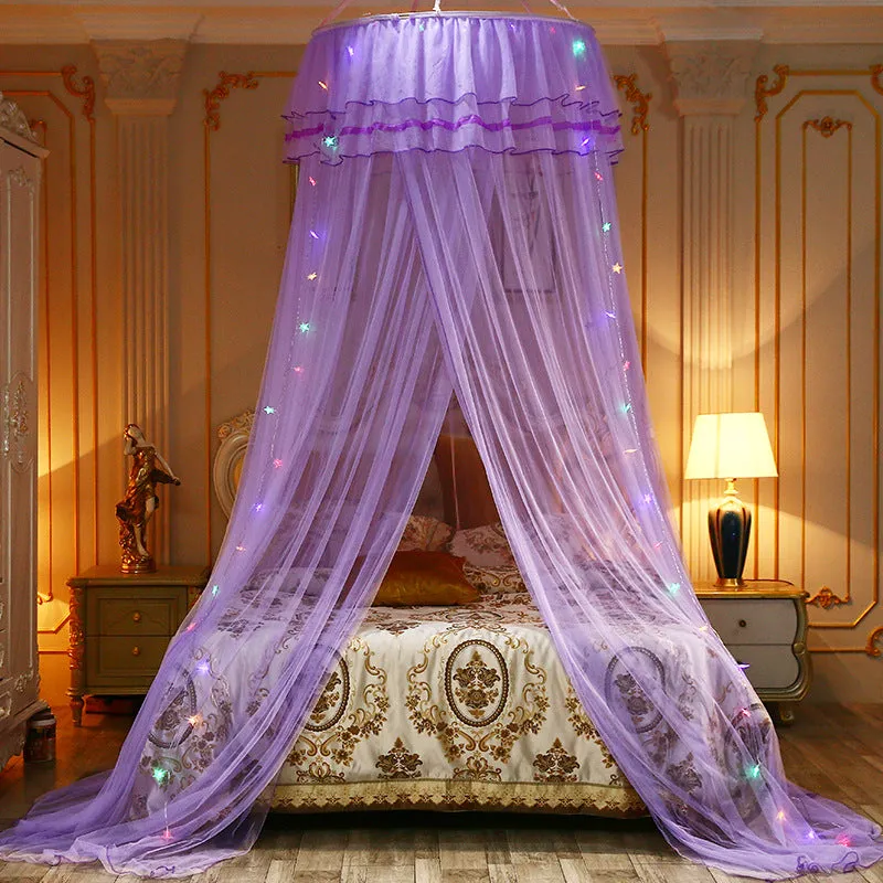 Dome princess wind ceiling mosquito net