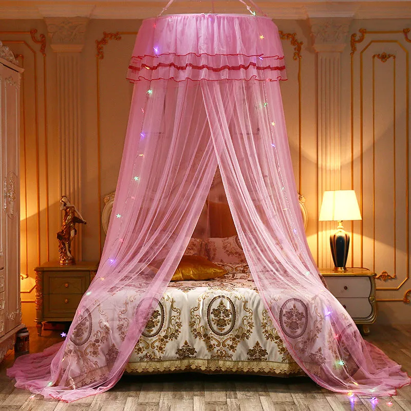 Dome princess wind ceiling mosquito net