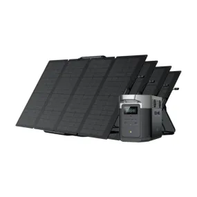 EcoFlow DELTA Max 1600   4 x 160W Solar Panels