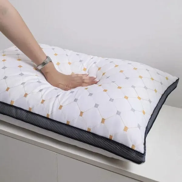 Embroidered Vacuum Filled Premium Soft Pillow