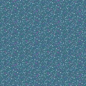 Fairy Dust | Teal Sparkle by Makower UK for Andover Fabrics | MU-053-T