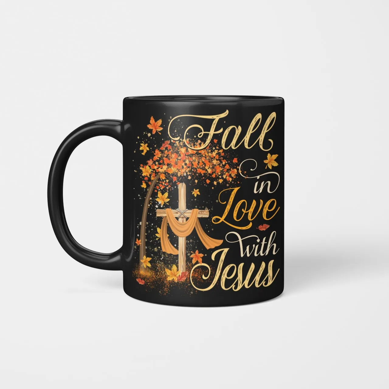 Fall In Love With Jesus, Jesus Mug, God Mug, Faith Mug, Christ Mug