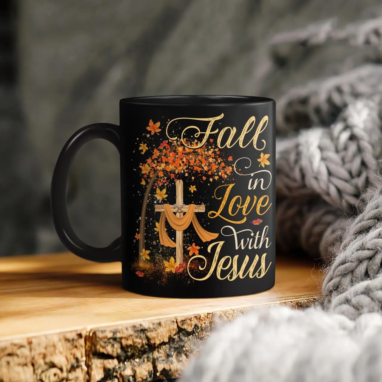 Fall In Love With Jesus, Jesus Mug, God Mug, Faith Mug, Christ Mug