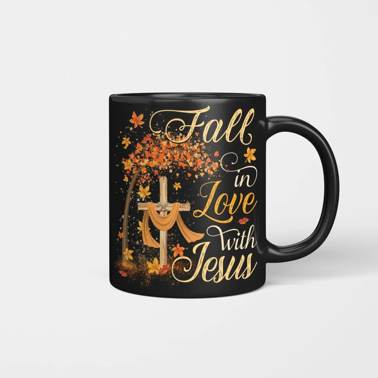 Fall In Love With Jesus, Jesus Mug, God Mug, Faith Mug, Christ Mug