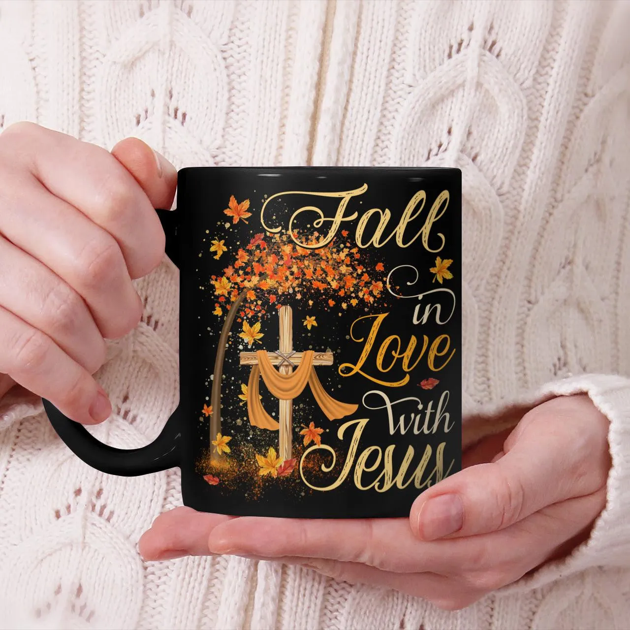 Fall In Love With Jesus, Jesus Mug, God Mug, Faith Mug, Christ Mug