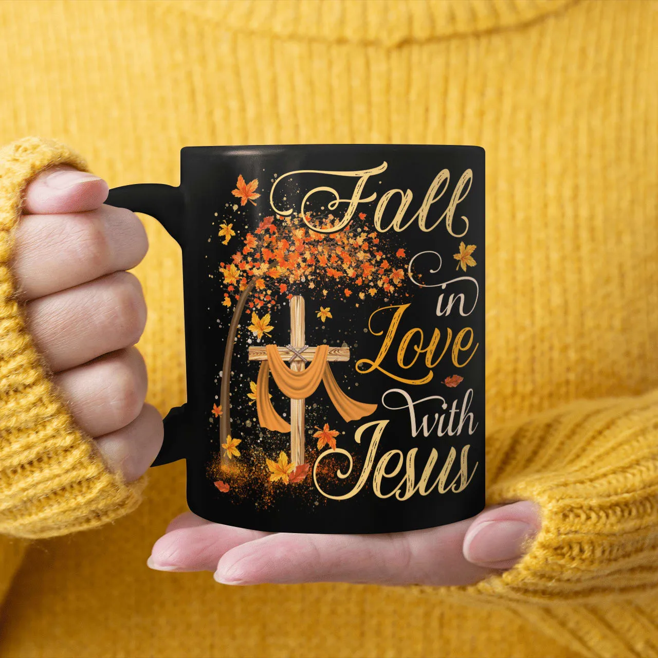 Fall In Love With Jesus, Jesus Mug, God Mug, Faith Mug, Christ Mug