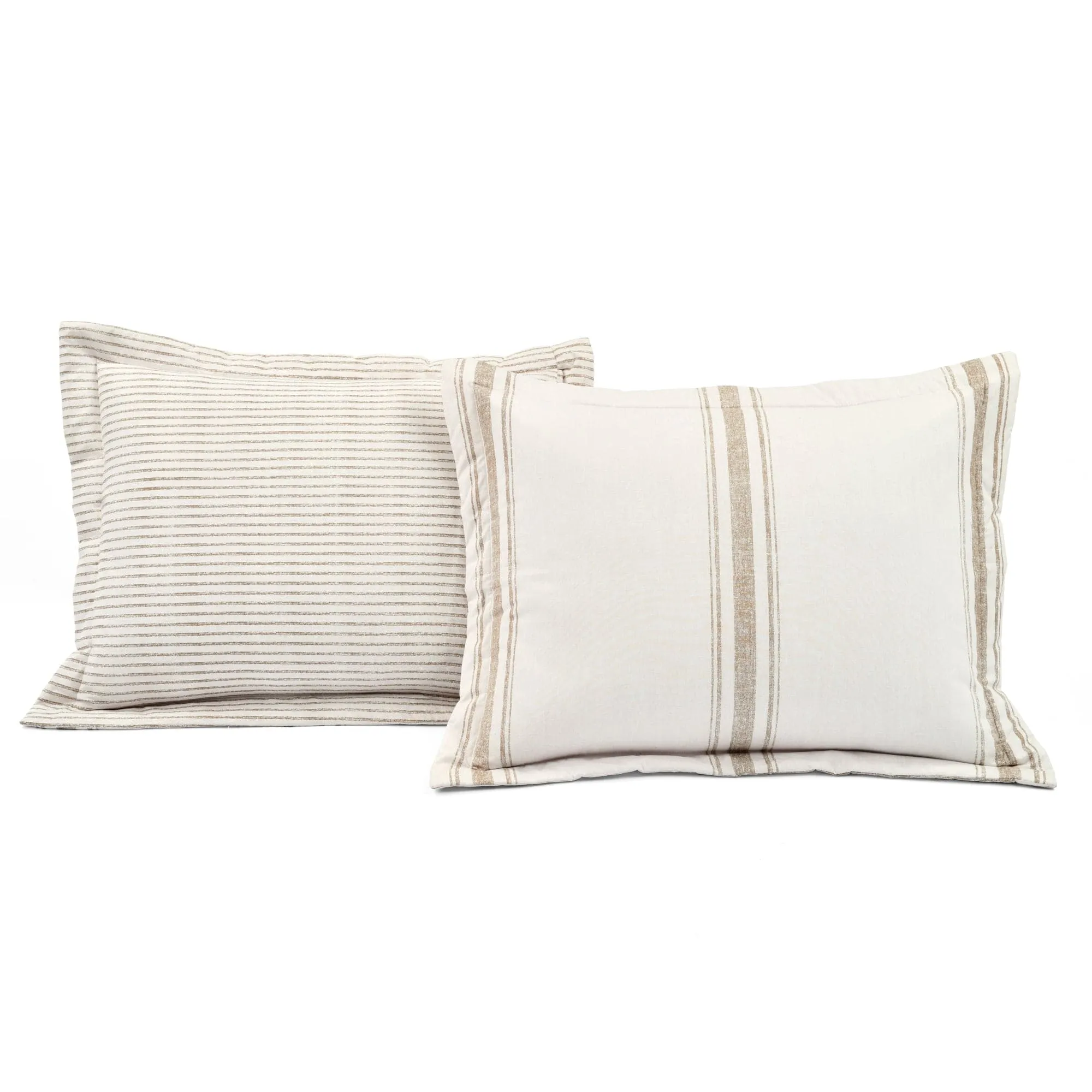 Farmhouse Stripe Reversible Comforter Set