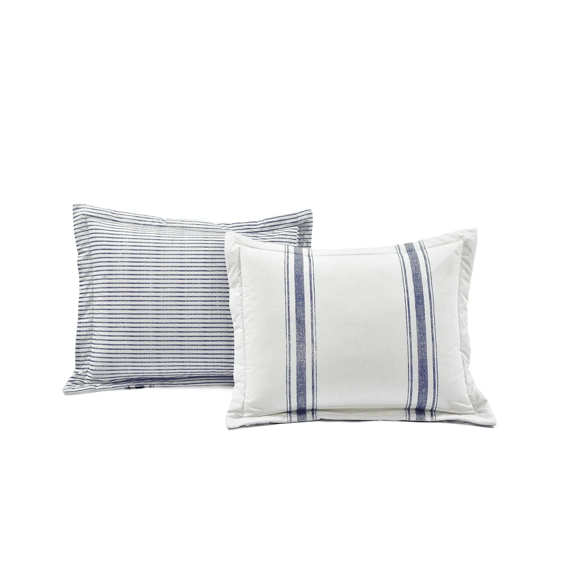 Farmhouse Stripe Reversible Comforter Set