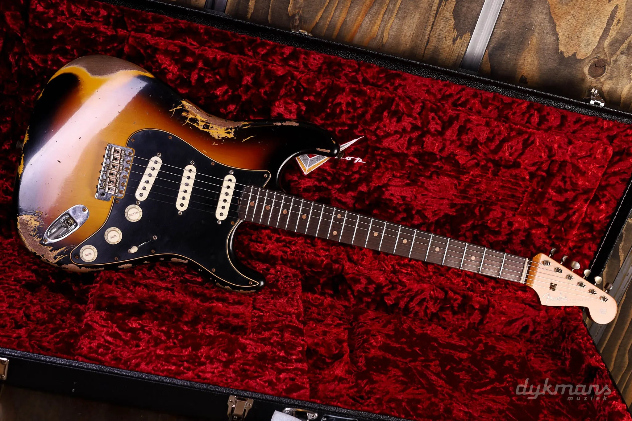 Fender custom Shop Limited Edition DUAL-MAG II Stratocaster heavy relic super faded aged 3-color sunburst