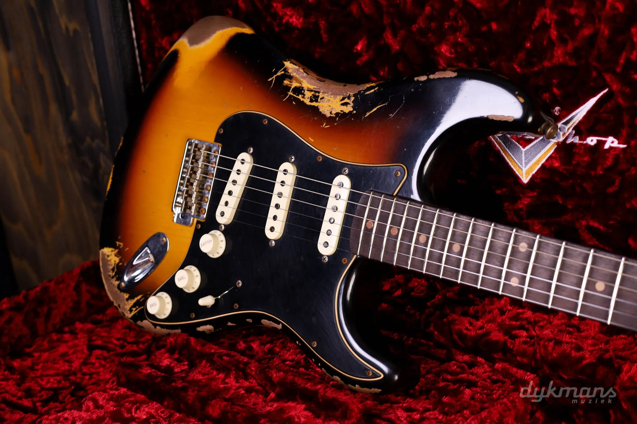 Fender custom Shop Limited Edition DUAL-MAG II Stratocaster heavy relic super faded aged 3-color sunburst