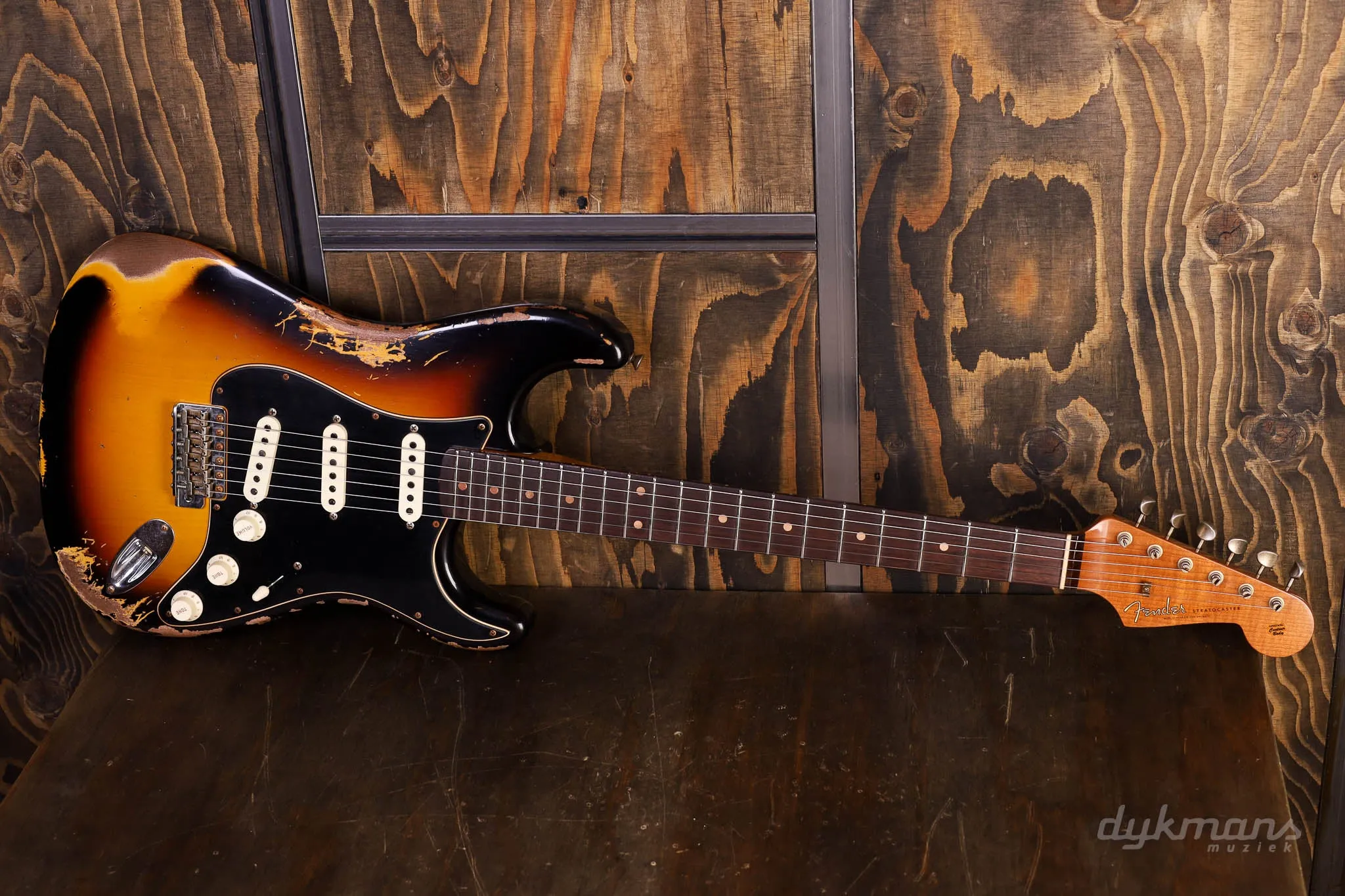 Fender custom Shop Limited Edition DUAL-MAG II Stratocaster heavy relic super faded aged 3-color sunburst