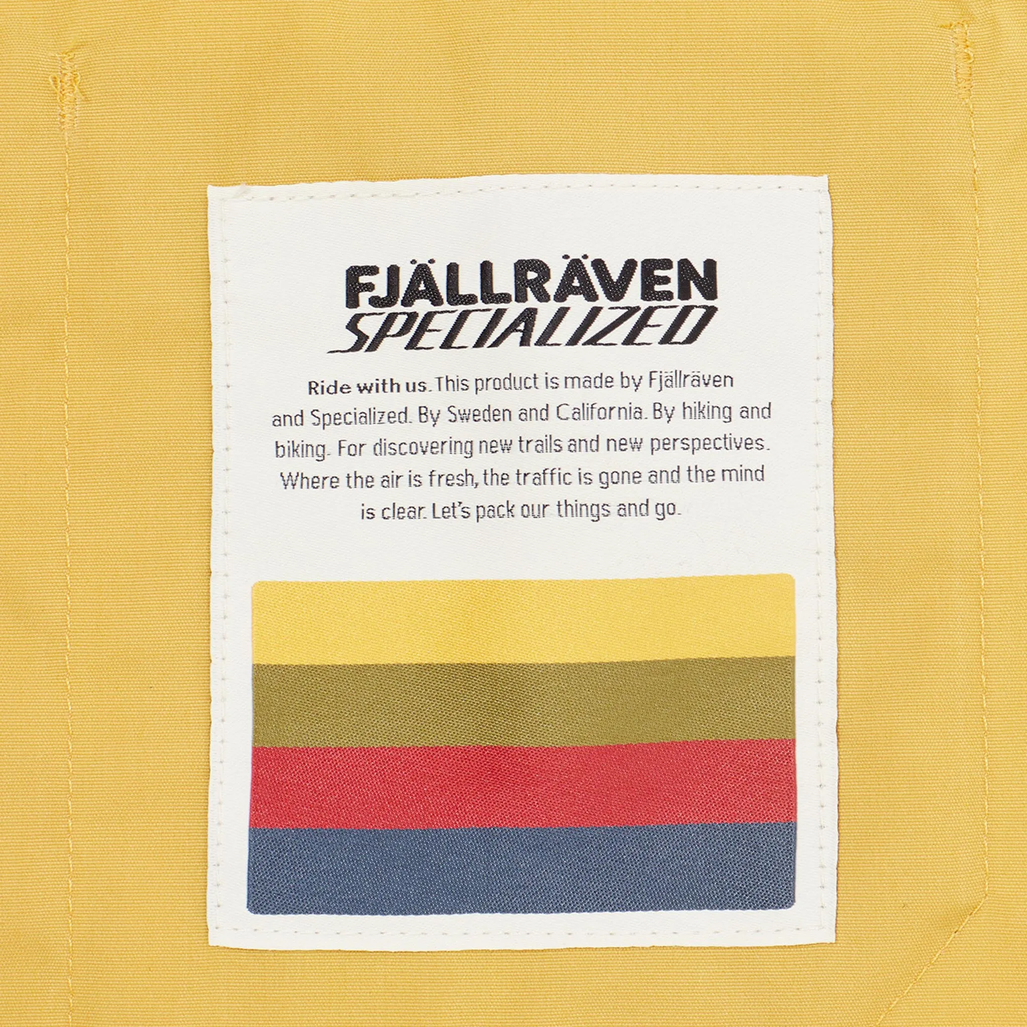 Fjallraven x Specialized Mechanics Apron Ochre