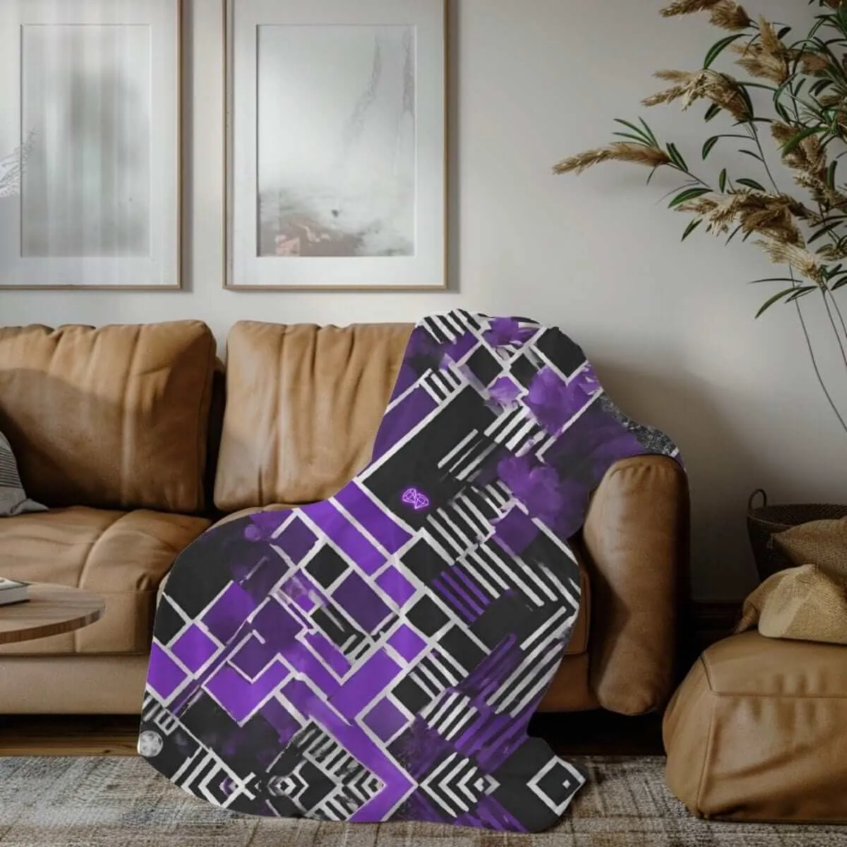 Gamer's Cozy Block Blanket