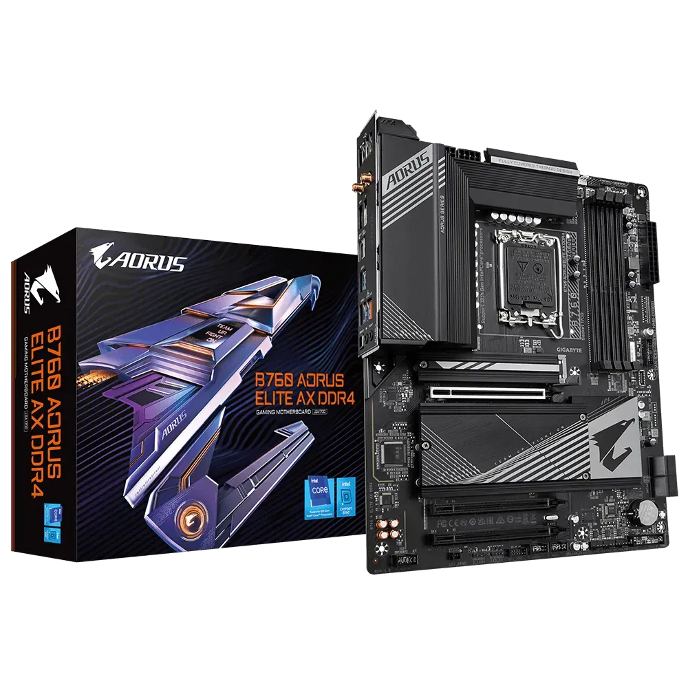 Gigabyte B760 Aorus Elite AX DDR4 ATX LGA1700 Motherboard