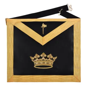 Grand Tiler of Solomon AMD Apron - Hand Embroidery Gold Bullion