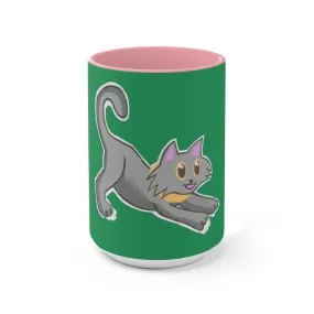 Grey Kitty Accent Mug