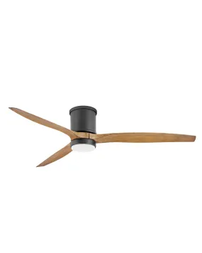 Hover Flush 60" LED Ceiling Fan in Matte Black