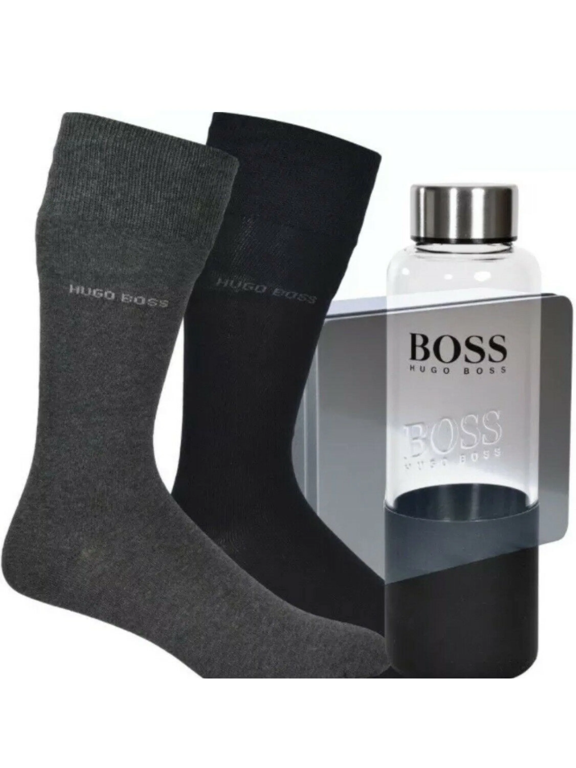 Hugo BOSS | Mens Socks Glass Bottle Gift Set