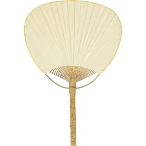 Ivory Paper Paddle Fan