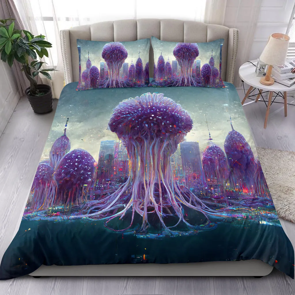 Jellypunk City 2 Bedding Set | Michael Garfield