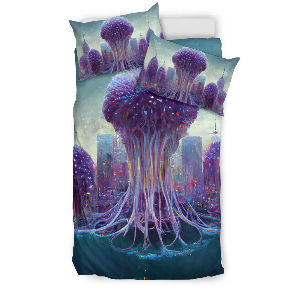 Jellypunk City 2 Bedding Set | Michael Garfield