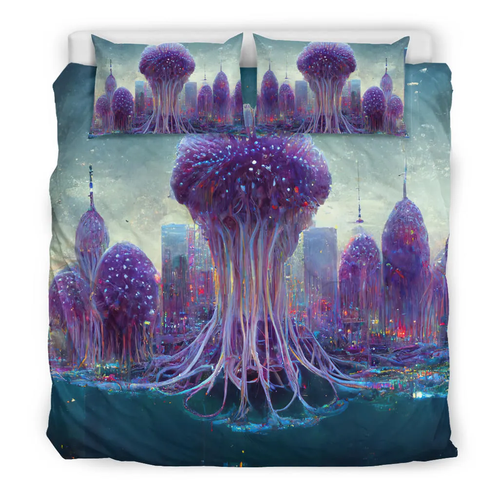 Jellypunk City 2 Bedding Set | Michael Garfield