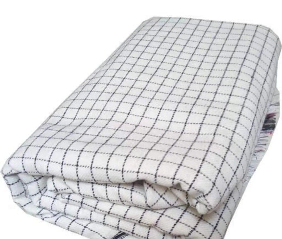 JMT Cotton 100 TC Bedsheet (Black & White_Single)