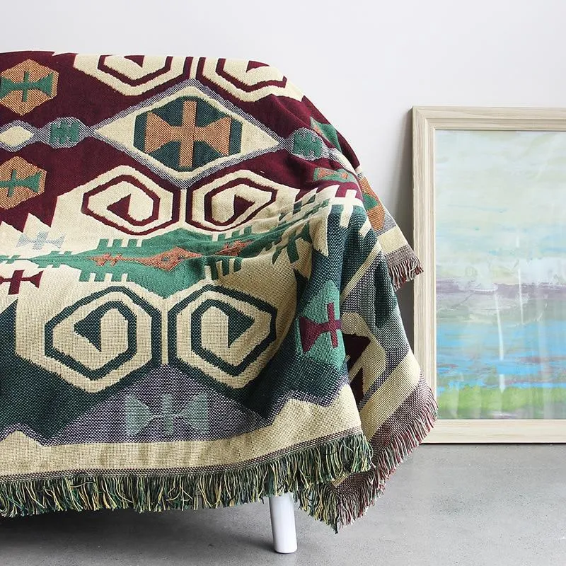 Kachina Throw Blanket