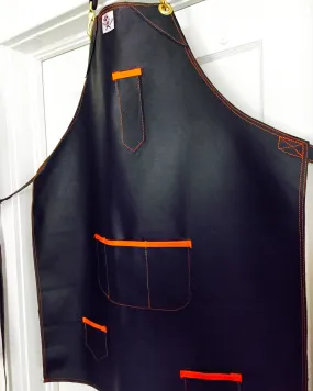 Leather apron (Black)