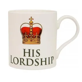 Lesser & Pavey His Lordship Fine China Mug, White