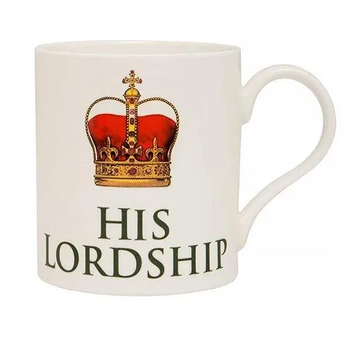 Lesser & Pavey His Lordship Fine China Mug, White