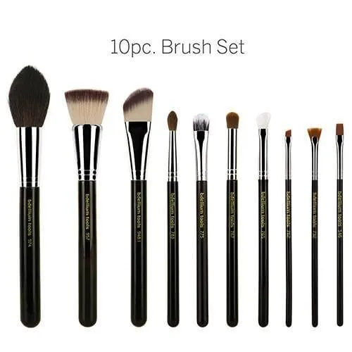 Maestro The Key Essential 10pc. Brush set with Roll-up Pouch