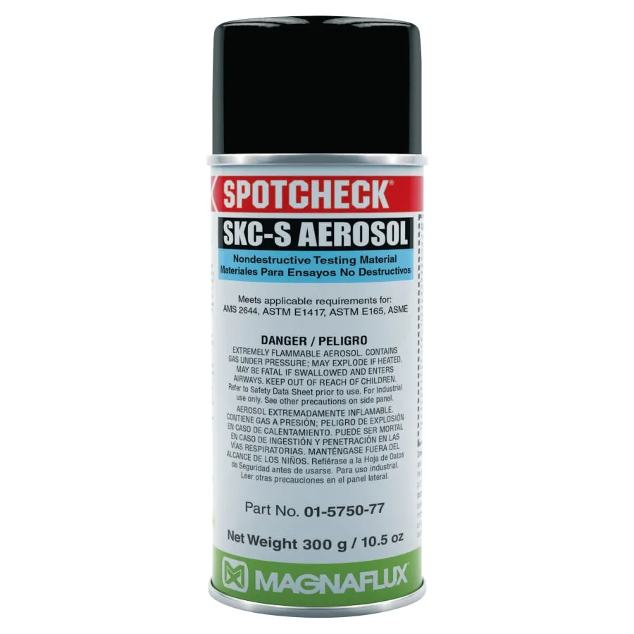 Magnaflux Spotcheck SKC-S Cleaner and Remover, 16 oz, 12/pk - 01-5750-79