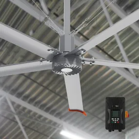 Makani Industrial Ceiling Fan with Direct-Drive Motor 10-16ft