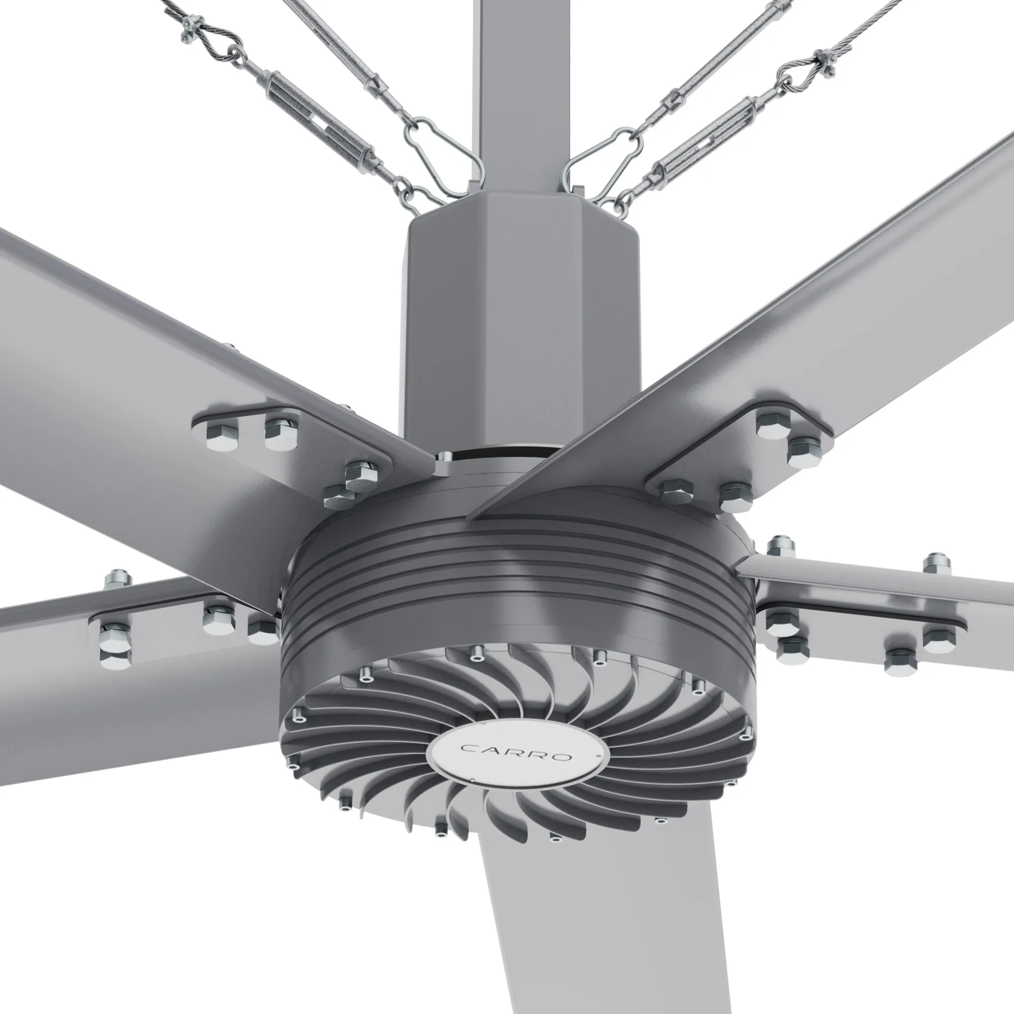 Makani Industrial Ceiling Fan with Direct-Drive Motor 10-16ft