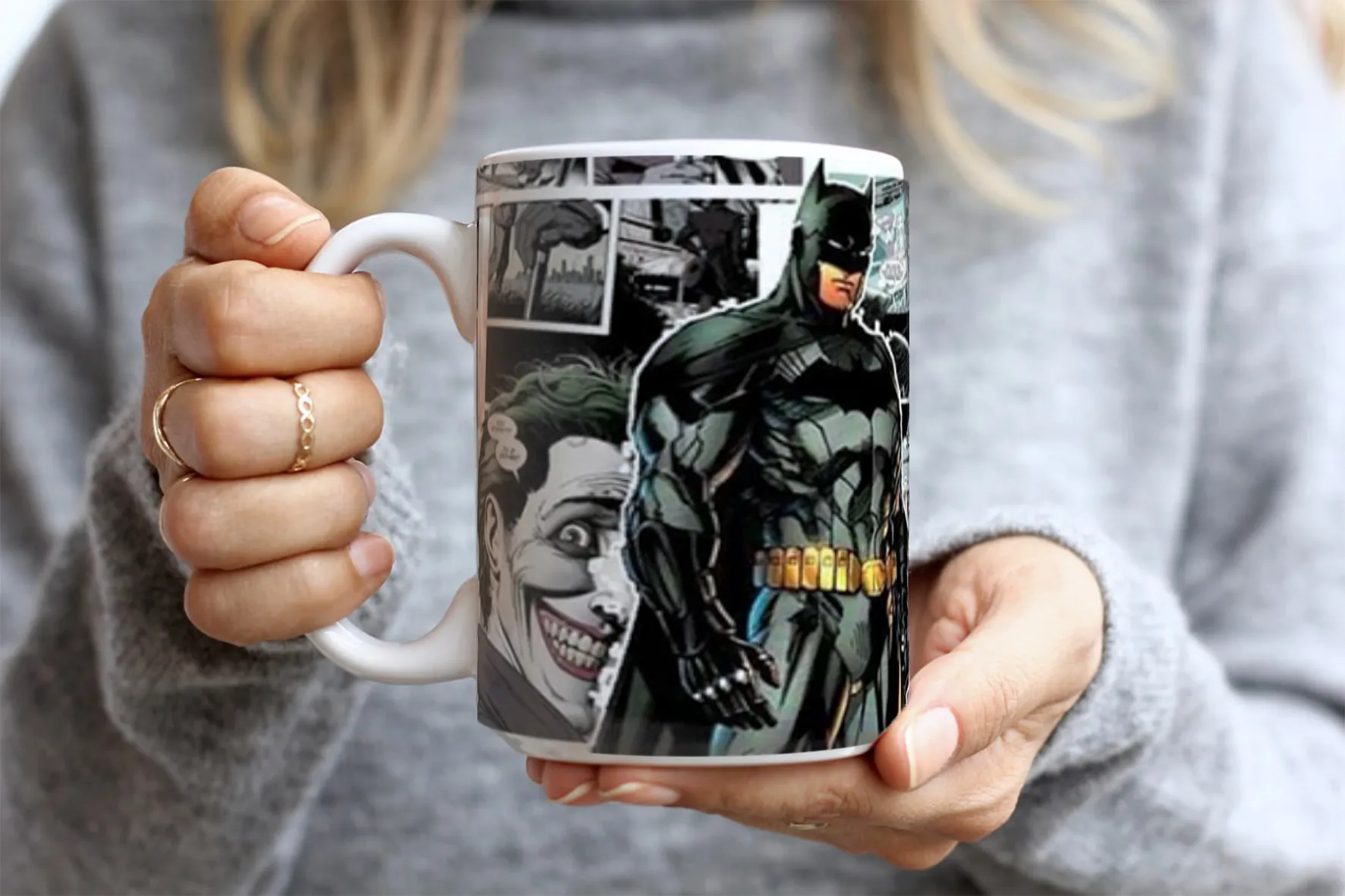 Marvel & DC Comics 3 Mug – Superhero Coffee Cup for Fans – Durable Ceramic with Iconic Designs