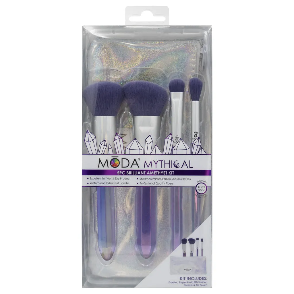 MŌDA® Mythical 5pc Brilliant Amethyst Crystal Kit