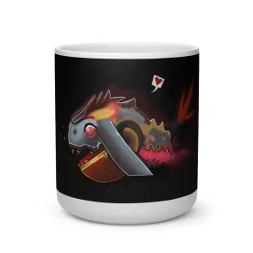 Mecha Whale Strider Heart Shape Mug