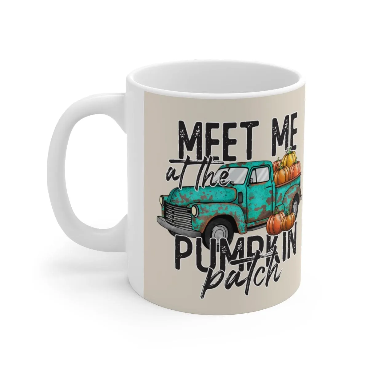 Meet Me At The Pumpkin Patch Mug - Christian Mug - Bible Verse Mugs - Scripture Mugs