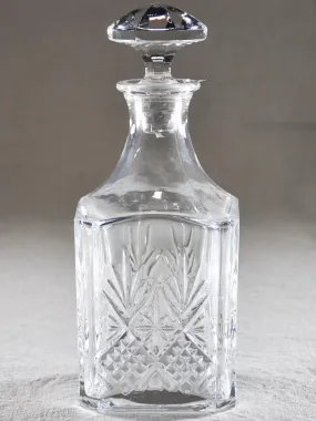 Mid century French whisky decanter with pineapple motif