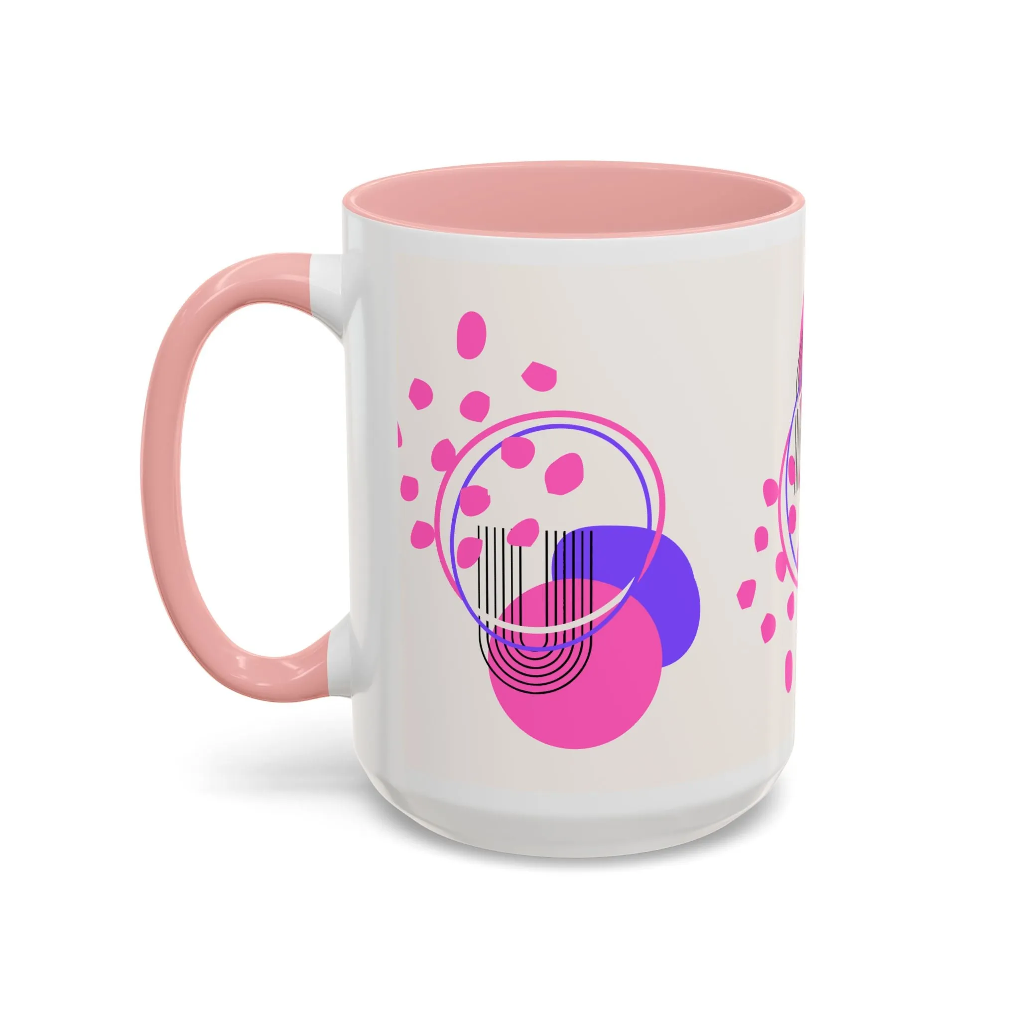 Mug Colorful Abstract Geometric Shapes Bright Colors 11oz 15oz