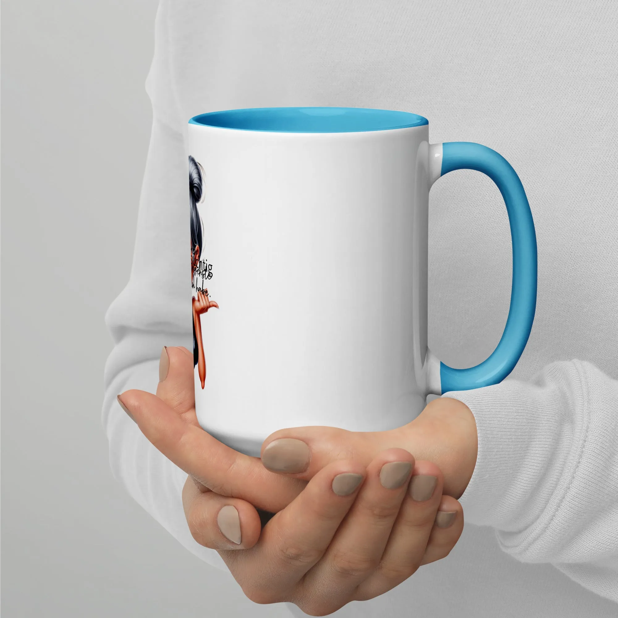 Mug with Color Inside: Ich bin nicht süchtig nach Lesen