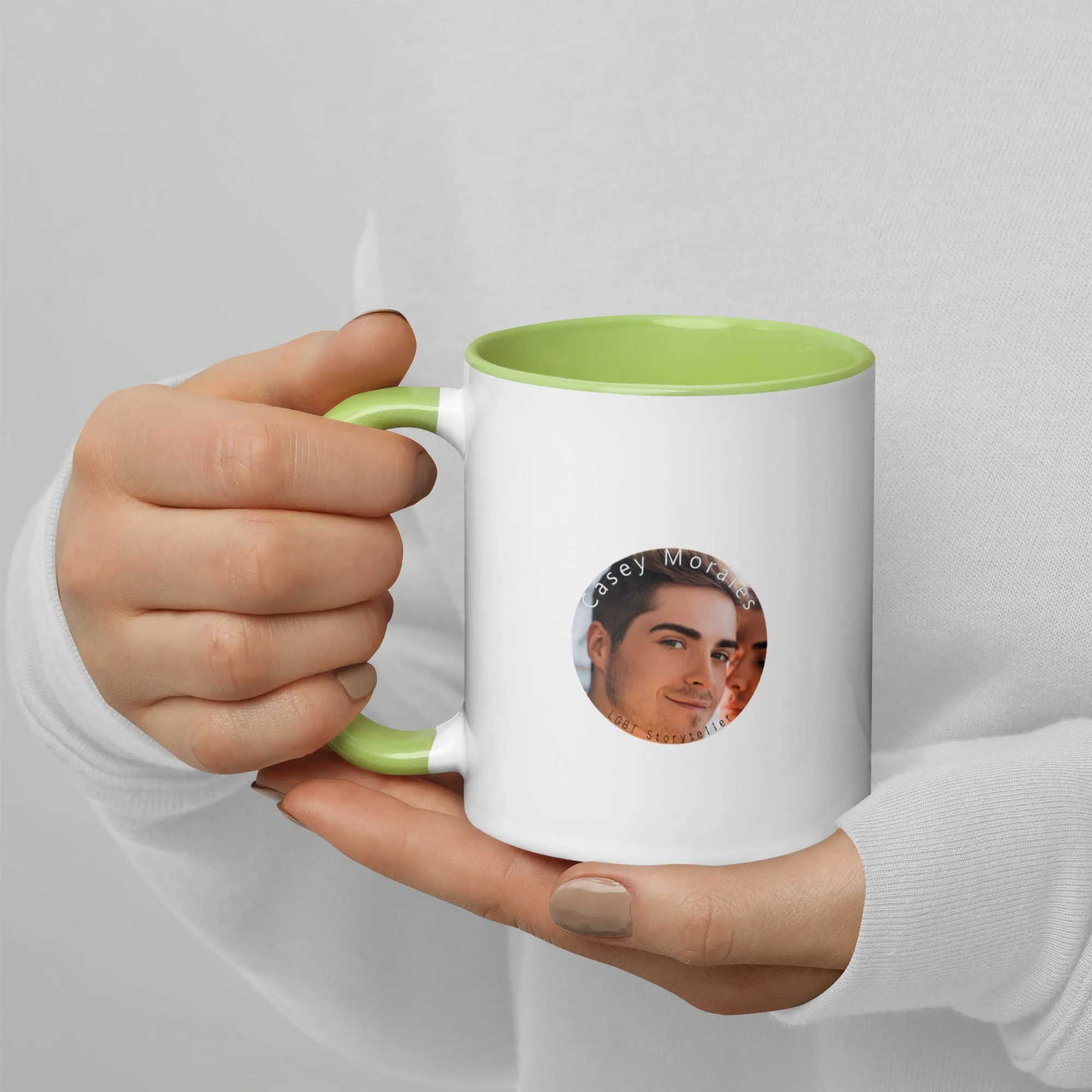 Mug with Color Inside: Ich bin nicht süchtig nach Lesen