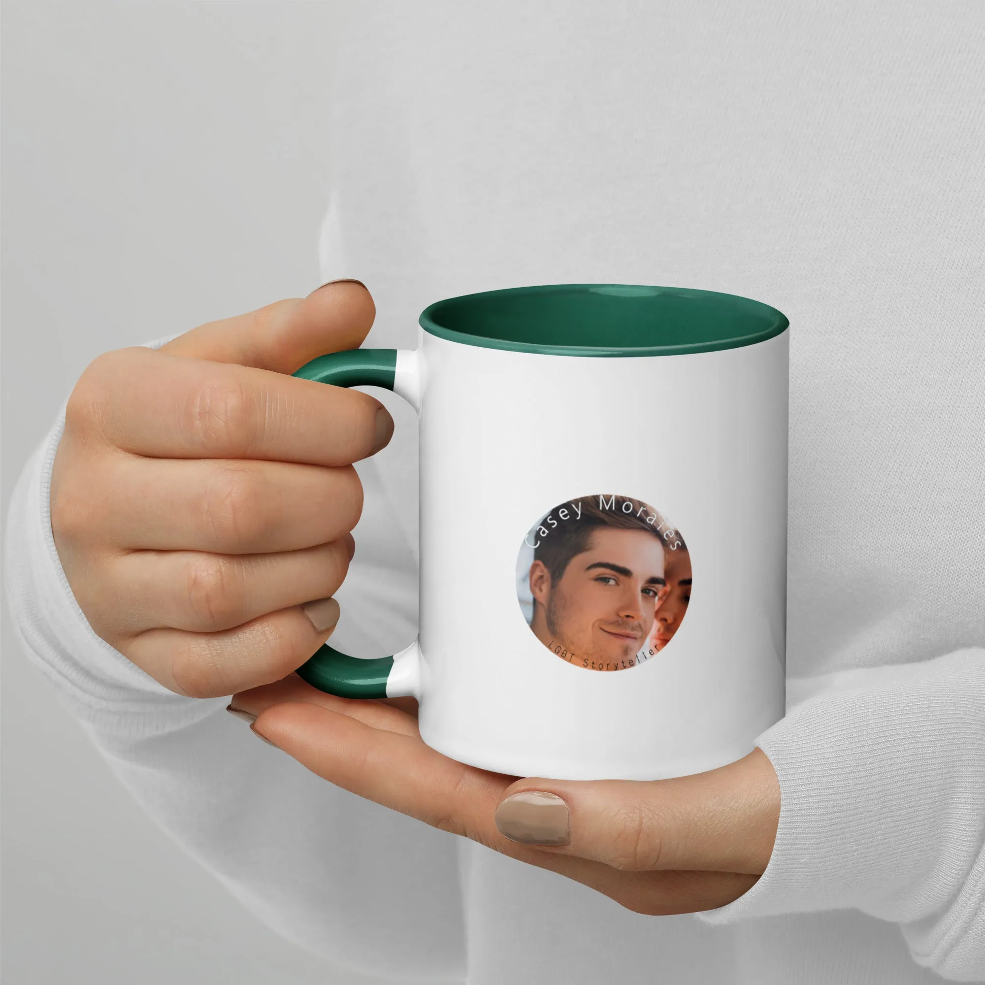 Mug with Color Inside: Ich bin nicht süchtig nach Lesen