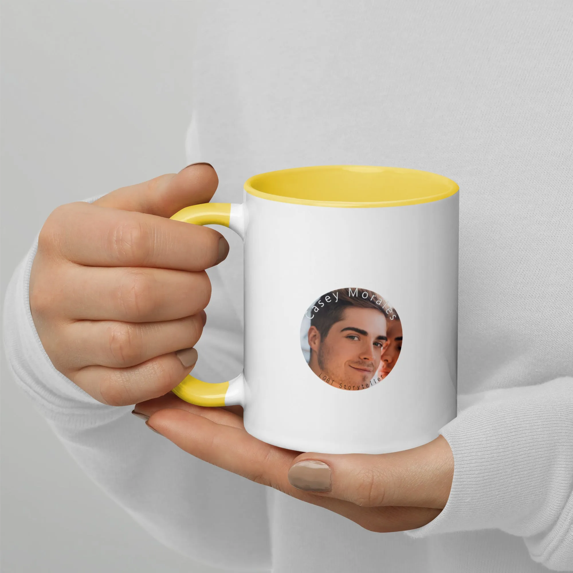 Mug with Color Inside: Ich bin nicht süchtig nach Lesen