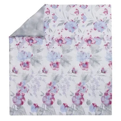 New - Full/Queen Teen Modern Luxe Floral Comforter Set Pink/Gray/Blue - Makers Collective