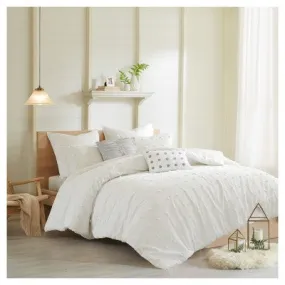 New - Ivory Kay Comforter Set (Full/Queen)